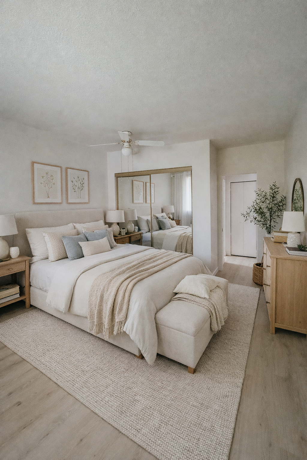 Bright & clean bedroom